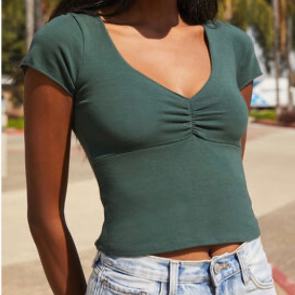 Brandy Melville Tops - John Galt Green Gina Top Size S